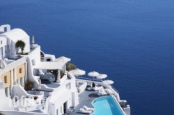 Katikies Hotel in Oia, Sandorini, Cyclades Islands